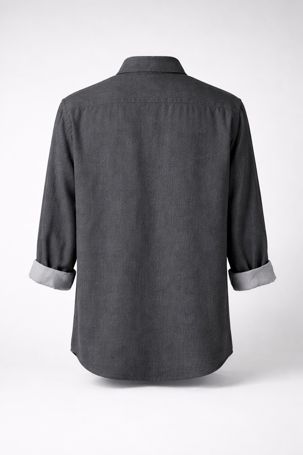 Woven Linen Button-Down Shirt
